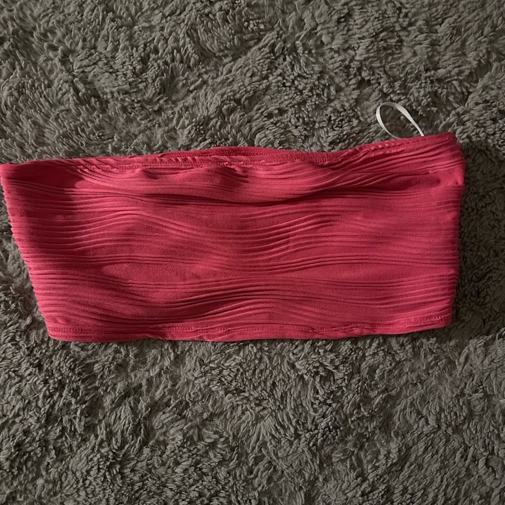 Pink tube top